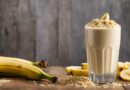 Receita de Shake de Proteína de Banana e Aveia